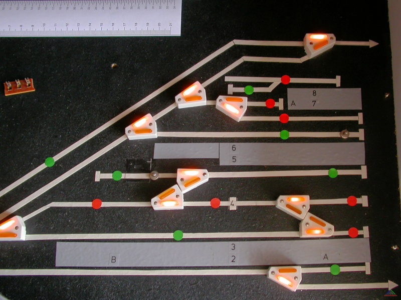 014 Gleisbildstellwerk Enndingen.JPG - Gleisbildstellwerk Enndingen 2006 - Neubau von Gleis 8